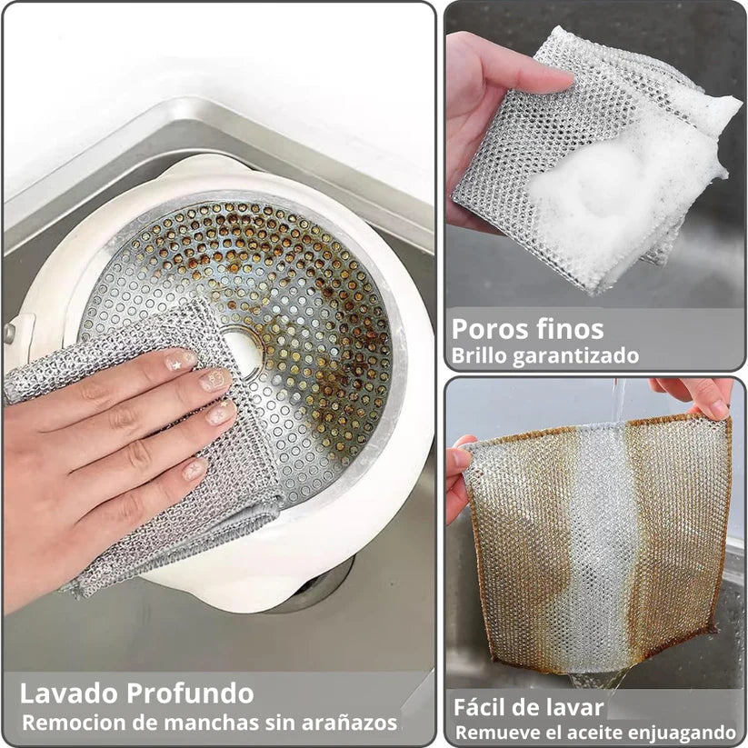 Paños de Microfibra Multiusos para Cocina (Pack de 20)