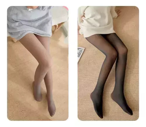 Medias Térmicas De Forro Polar Translucida