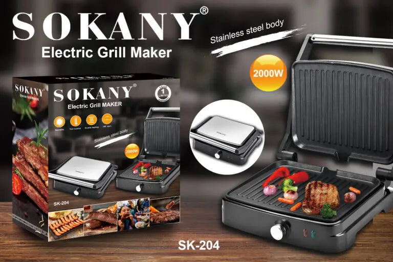 Parrilla Eléctrica SOKANY SK-08103