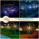 Luces Erizo X2 Solares para Jardín