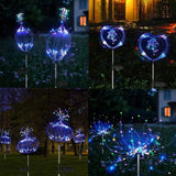 Luces Erizo X2 Solares para Jardín