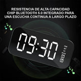 Parlante Despertador Multifuncional con Pantalla LED Espejo