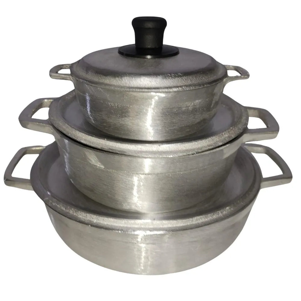 Combo de Calderos en Aluminio de Alta Calidad