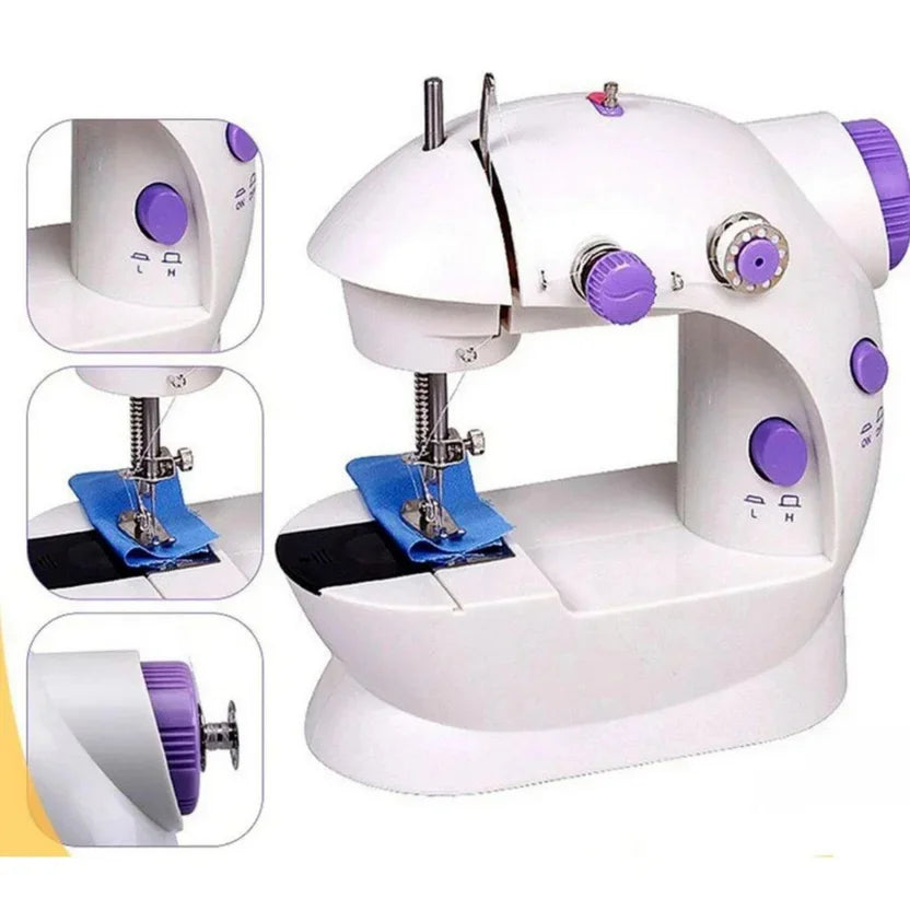 Mini Máquina de Coser Portátil Eléctrica Multifuncional
