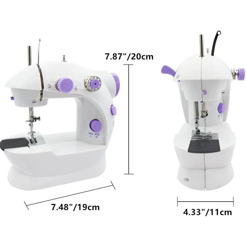 Mini Máquina de Coser Portátil Eléctrica Multifuncional