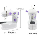 Mini Máquina de Coser Portátil Eléctrica Multifuncional