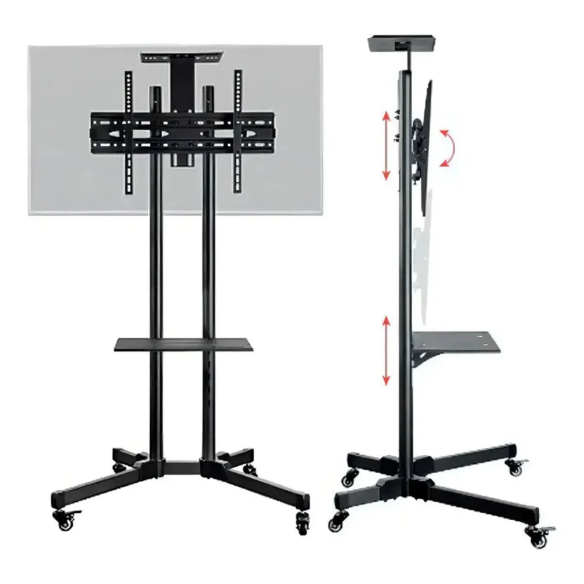 Soporte TV Rodante Pedestal Móvil 32 a 70 Pulgadas