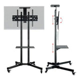 Soporte TV Rodante Pedestal Móvil 32 a 70 Pulgadas