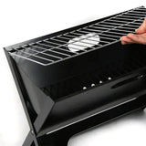 Parrilla Portátil Plegable de Carbón Premium en Acero Inoxidable