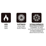 Juego de 3 Sartenes Tramontina Caribe Red Antiadherentes