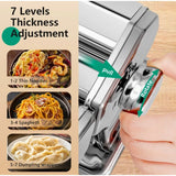 Máquina para Hacer Pasta en Acero Inoxidable