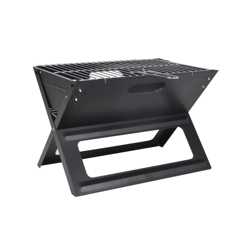 Parrilla Portátil Plegable de Carbón Premium en Acero Inoxidable