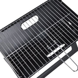 Parrilla Portátil Plegable de Carbón Premium en Acero Inoxidable