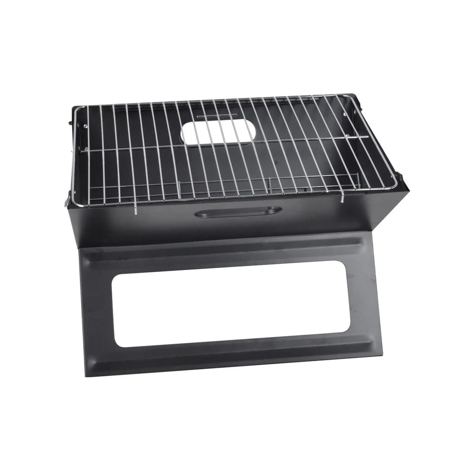 Parrilla Portátil Plegable de Carbón Premium en Acero Inoxidable