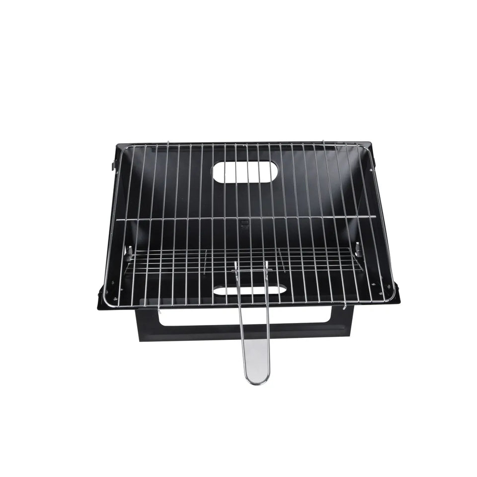 Parrilla Portátil Plegable de Carbón Premium en Acero Inoxidable