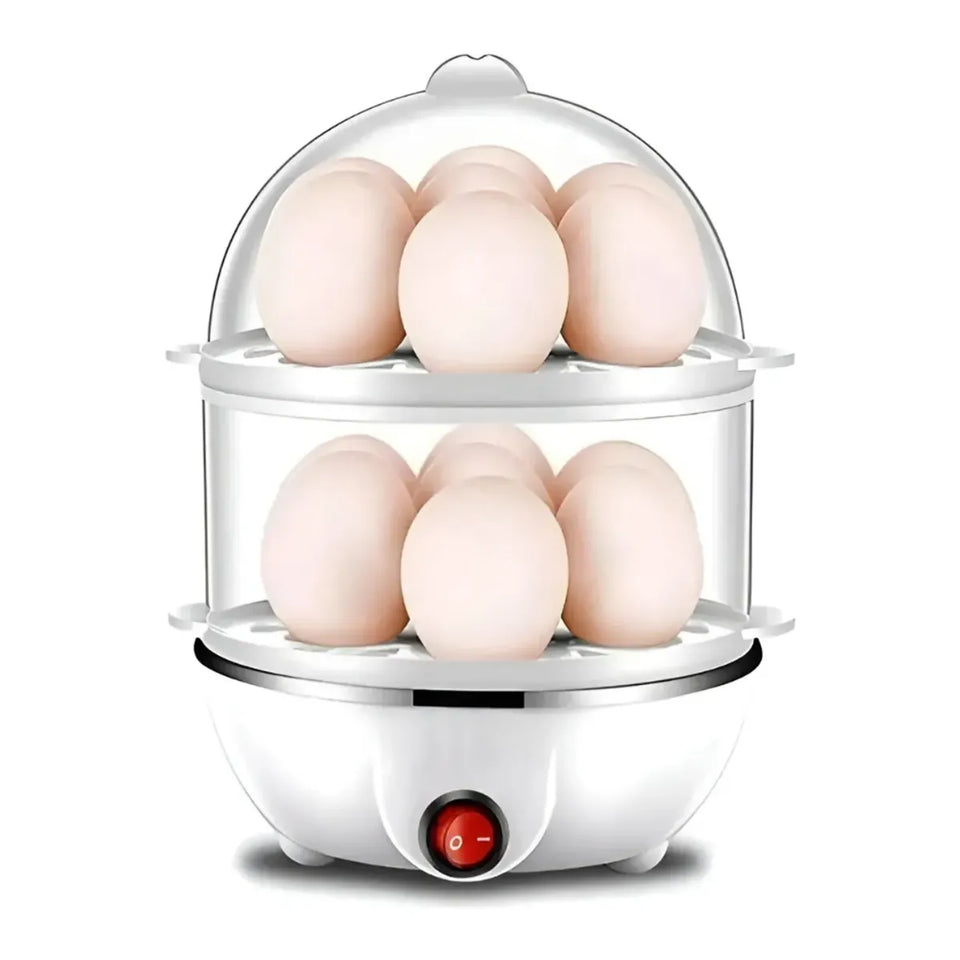 Hervidor Eléctrico de Huevos 2 Niveles para 14 Huevos