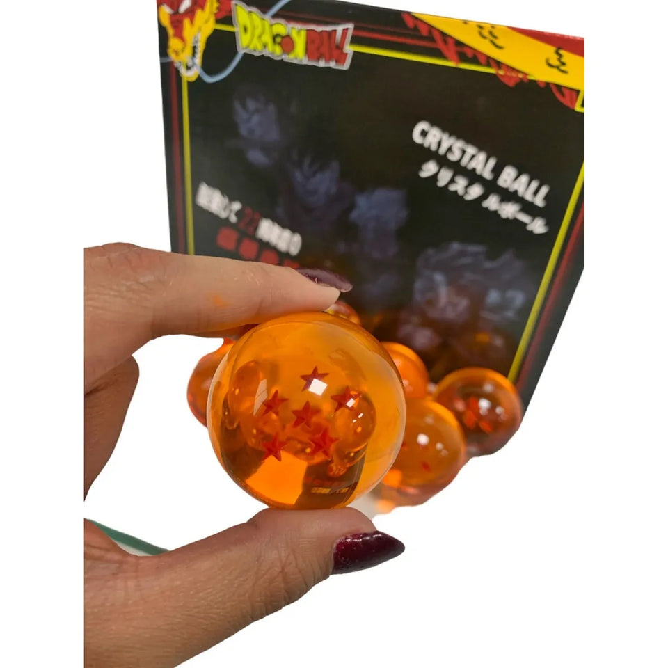 Set de 7 Esferas del Dragón Dragon Ball Z de Cristal con Estuche Premium