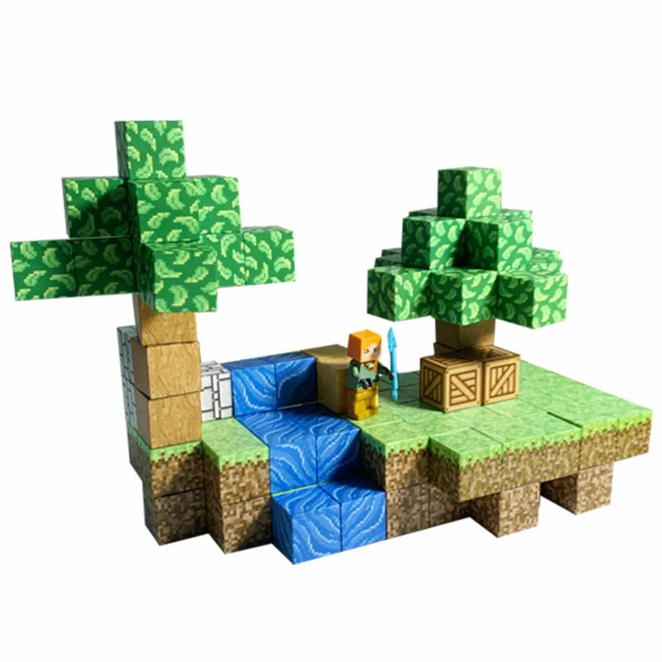 Bloques Magnéticos de Construcción – Set de 50 Piezas