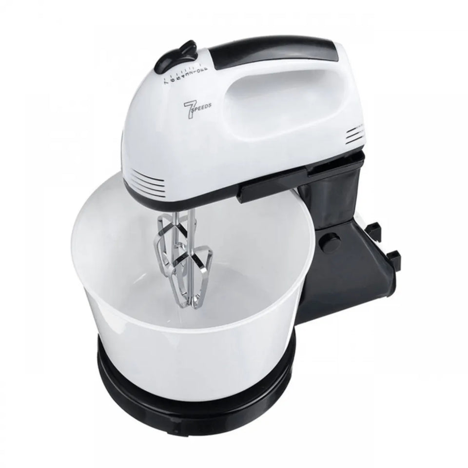 Batidora Electrica con Bowl de Acero Inoxidable
