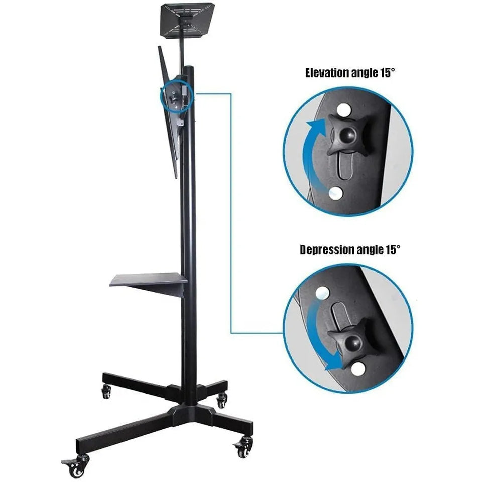 Soporte TV Rodante Pedestal Móvil 32 a 70 Pulgadas