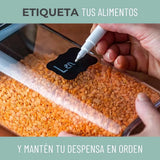 RECIPIENTES ORGANIZADORES PARA GRANOS Y CEREALES – SET X5