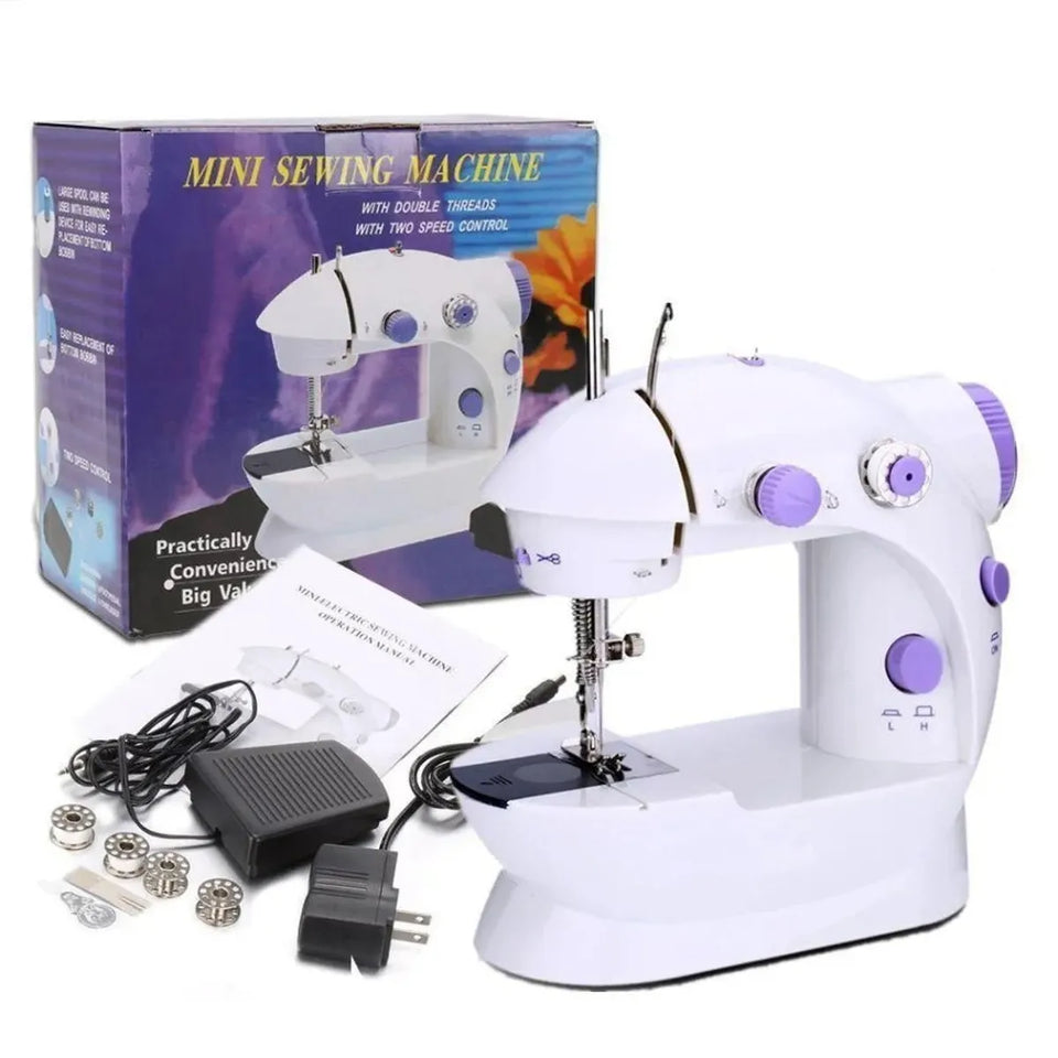 Mini Máquina de Coser Portátil Eléctrica Multifuncional