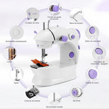 Mini Máquina de Coser Portátil Eléctrica Multifuncional