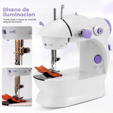 Mini Máquina de Coser Portátil Eléctrica Multifuncional
