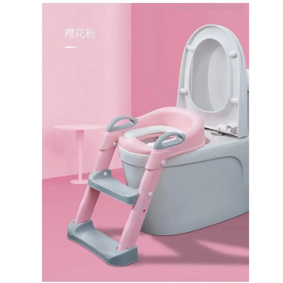 Asiento de Inodoro Infantil con Escalera
