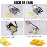 Cortador de Papas a la Francesa de Acero Inoxidable