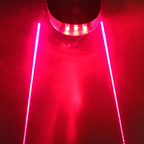 LUZ LED CON LASER PARA BICLETAS