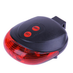 LUZ LED CON LASER PARA BICLETAS